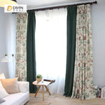 DIHIN HOME Red Flowers Botany Printed，Blackout Grommet Window Curtain for Living Room ,52x63-inch,1 Panel Roman Shades Curtains Window Blinds custom curtains blackout curtains curtains for living room sheer curtains curtain fabric linen curtains kitchen curtains velvet curtains pinch pleat curtains bay window curtains outdoor curtains pleated curtains floral curtains dining room curtains kitchen valances drapes for bedroom patio curtains nursery curtains grommet curtains
