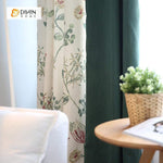 DIHIN HOME Red Flowers Botany Printed，Blackout Grommet Window Curtain for Living Room ,52x63-inch,1 Panel Roman Shades Curtains Window Blinds custom curtains blackout curtains curtains for living room sheer curtains curtain fabric linen curtains kitchen curtains velvet curtains pinch pleat curtains bay window curtains outdoor curtains pleated curtains floral curtains dining room curtains kitchen valances drapes for bedroom patio curtains nursery curtains grommet curtains