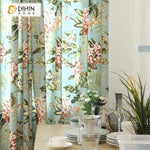 DIHIN HOME Red Flowers Green Leaves Printed,Blackout Grommet Window Curtain for Living Room ,52x63-inch,1 Panel Roman Shades Curtains Window Blinds custom curtains blackout curtains curtains for living room sheer curtains curtain fabric linen curtains kitchen curtains velvet curtains pinch pleat curtains bay window curtains outdoor curtains pleated curtains floral curtains dining room curtains kitchen valances drapes for bedroom patio curtains nursery curtains grommet curtains