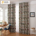DIHIN HOME Red Flowers Yellow Birds Printed,Blackout Grommet Window Curtain for Living Room ,52x63-inch,1 Panel Roman Shades Curtains Window Blinds custom curtains blackout curtains curtains for living room sheer curtains curtain fabric linen curtains kitchen curtains velvet curtains pinch pleat curtains bay window curtains outdoor curtains pleated curtains floral curtains dining room curtains kitchen valances drapes for bedroom patio curtains nursery curtains grommet curtains