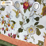 DIHIN HOME Red Flowers Yellow Birds Printed,Blackout Grommet Window Curtain for Living Room ,52x63-inch,1 Panel Roman Shades Curtains Window Blinds custom curtains blackout curtains curtains for living room sheer curtains curtain fabric linen curtains kitchen curtains velvet curtains pinch pleat curtains bay window curtains outdoor curtains pleated curtains floral curtains dining room curtains kitchen valances drapes for bedroom patio curtains nursery curtains grommet curtains
