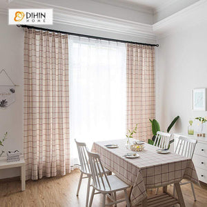 DIHIN HOME Red Lines Printed，Blackout Grommet Window Curtain for Living Room ,52x63-inch,1 Panel Roman Shades Curtains Window Blinds custom curtains blackout curtains curtains for living room sheer curtains curtain fabric linen curtains kitchen curtains velvet curtains pinch pleat curtains bay window curtains outdoor curtains pleated curtains floral curtains dining room curtains kitchen valances drapes for bedroom patio curtains nursery curtains grommet curtains