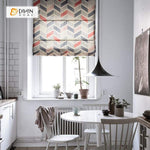 DIHIN HOME Red Parallelogram Printed Roman Shades ,Easy Install Washable Curtains ,Customized Window Curtain Drape, 24"W X 64"H Roman Shades Curtains Window Blinds custom curtains blackout curtains curtains for living room sheer curtains curtain fabric linen curtains kitchen curtains velvet curtains pinch pleat curtains bay window curtains outdoor curtains pleated curtains floral curtains dining room curtains kitchen valances drapes for bedroom patio curtains nursery curtains grommet curtains