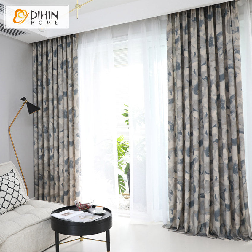 DIHIN HOME Retro Abstract Pattern Printed,Blackout Grommet Window Curtain for Living Room,1 Panel Roman Shades Curtains Window Blinds custom curtains blackout curtains curtains for living room sheer curtains curtain fabric linen curtains kitchen curtains velvet curtains pinch pleat curtains bay window curtains outdoor curtains pleated curtains floral curtains dining room curtains kitchen valances drapes for bedroom patio curtains nursery curtains grommet curtains