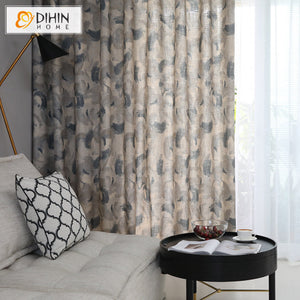 DIHIN HOME Retro Abstract Pattern Printed,Blackout Grommet Window Curtain for Living Room,1 Panel Roman Shades Curtains Window Blinds custom curtains blackout curtains curtains for living room sheer curtains curtain fabric linen curtains kitchen curtains velvet curtains pinch pleat curtains bay window curtains outdoor curtains pleated curtains floral curtains dining room curtains kitchen valances drapes for bedroom patio curtains nursery curtains grommet curtains