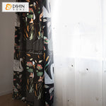 DIHIN HOME Retro Garden Swan Printed Curtains,Blackout Grommet Window Curtain for Living Room ,52x63-inch,1 Panel Roman Shades Curtains Window Blinds custom curtains blackout curtains curtains for living room sheer curtains curtain fabric linen curtains kitchen curtains velvet curtains pinch pleat curtains bay window curtains outdoor curtains pleated curtains floral curtains dining room curtains kitchen valances drapes for bedroom patio curtains nursery curtains grommet curtains