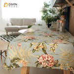DIHIN HOME Retro Pastoral Floral Printed Tablecloth For Rectangle Tables,Custom Washed Linen Tablecloth,Handmade Rectangle Table Cover Roman Shades Curtains Window Blinds custom curtains blackout curtains curtains for living room sheer curtains curtain fabric linen curtains kitchen curtains velvet curtains pinch pleat curtains bay window curtains outdoor curtains pleated curtains floral curtains dining room curtains kitchen valances drapes for bedroom patio curtains nursery curtains grommet curtains