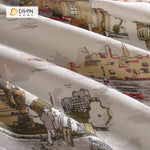 DIHIN HOME Retro Transportation Printed，Blackout Grommet Window Curtain for Living Room ,52x63-inch,1 Panel Roman Shades Curtains Window Blinds custom curtains blackout curtains curtains for living room sheer curtains curtain fabric linen curtains kitchen curtains velvet curtains pinch pleat curtains bay window curtains outdoor curtains pleated curtains floral curtains dining room curtains kitchen valances drapes for bedroom patio curtains nursery curtains grommet curtains