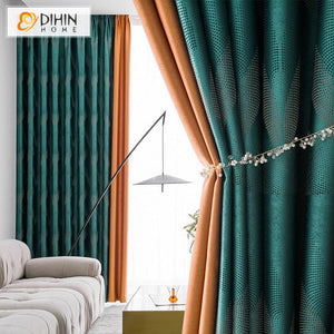 DIHIN HOME Roral European Style Jacquard,Blackout Curtains Grommet Window Curtain for Living Room ,52x63-inch,1 Panel Roman Shades Curtains Window Blinds custom curtains blackout curtains curtains for living room sheer curtains curtain fabric linen curtains kitchen curtains velvet curtains pinch pleat curtains bay window curtains outdoor curtains pleated curtains floral curtains dining room curtains kitchen valances drapes for bedroom patio curtains nursery curtains grommet curtains