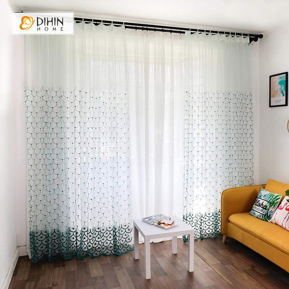 DIHIN HOME Scale Pattern Printed，Blackout Grommet Window Curtain for Living Room ,52x63-inch,1 Panel Roman Shades Curtains Window Blinds custom curtains blackout curtains curtains for living room sheer curtains curtain fabric linen curtains kitchen curtains velvet curtains pinch pleat curtains bay window curtains outdoor curtains pleated curtains floral curtains dining room curtains kitchen valances drapes for bedroom patio curtains nursery curtains grommet curtains
