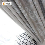 DIHIN HOME Silver Intensive Leaves Printed，Blackout Grommet Window Curtain for Living Room ,52x63-inch,1 Panel Roman Shades Curtains Window Blinds custom curtains blackout curtains curtains for living room sheer curtains curtain fabric linen curtains kitchen curtains velvet curtains pinch pleat curtains bay window curtains outdoor curtains pleated curtains floral curtains dining room curtains kitchen valances drapes for bedroom patio curtains nursery curtains grommet curtains
