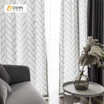 DIHIN HOME Simple Black Lines Printed，Blackout Grommet Window Curtain for Living Room ,52x63-inch,1 Panel Roman Shades Curtains Window Blinds custom curtains blackout curtains curtains for living room sheer curtains curtain fabric linen curtains kitchen curtains velvet curtains pinch pleat curtains bay window curtains outdoor curtains pleated curtains floral curtains dining room curtains kitchen valances drapes for bedroom patio curtains nursery curtains grommet curtains