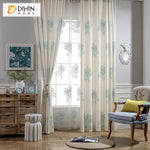 DIHIN HOME Simple Blue Leaves Embroidered,Blackout Grommet Window Curtain for Living Room ,52x63-inch,1 Panel Roman Shades Curtains Window Blinds custom curtains blackout curtains curtains for living room sheer curtains curtain fabric linen curtains kitchen curtains velvet curtains pinch pleat curtains bay window curtains outdoor curtains pleated curtains floral curtains dining room curtains kitchen valances drapes for bedroom patio curtains nursery curtains grommet curtains
