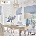 DIHIN HOME Simple Blue Printed Roman Shades ,Easy Install Washable Curtains ,Customized Window Curtain Drape, 24"W X 64"H Roman Shades Curtains Window Blinds custom curtains blackout curtains curtains for living room sheer curtains curtain fabric linen curtains kitchen curtains velvet curtains pinch pleat curtains bay window curtains outdoor curtains pleated curtains floral curtains dining room curtains kitchen valances drapes for bedroom patio curtains nursery curtains grommet curtains