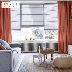 DIHIN HOME Simple Grey Edge Printed Roman Shades ,Easy Install Washable Curtains ,Customized Window Curtain Drape, 24"W X 64" Roman Shades Curtains Window Blinds custom curtains blackout curtains curtains for living room sheer curtains curtain fabric linen curtains kitchen curtains velvet curtains pinch pleat curtains bay window curtains outdoor curtains pleated curtains floral curtains dining room curtains kitchen valances drapes for bedroom patio curtains nursery curtains grommet curtains