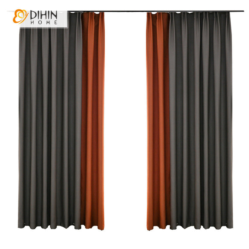DIHIN HOME Simple Modern Solid Color Curtains,Blackout Grommet Window Curtain for Living Room ,52x63-inch,1 Panel Roman Shades Curtains Window Blinds custom curtains blackout curtains curtains for living room sheer curtains curtain fabric linen curtains kitchen curtains velvet curtains pinch pleat curtains bay window curtains outdoor curtains pleated curtains floral curtains dining room curtains kitchen valances drapes for bedroom patio curtains nursery curtains grommet curtains