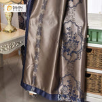 DIHIN HOME SImple Navy Blue Flower Printed，Blackout Grommet Window Curtain for Living Room ,52x63-inch,1 Panel Roman Shades Curtains Window Blinds custom curtains blackout curtains curtains for living room sheer curtains curtain fabric linen curtains kitchen curtains velvet curtains pinch pleat curtains bay window curtains outdoor curtains pleated curtains floral curtains dining room curtains kitchen valances drapes for bedroom patio curtains nursery curtains grommet curtains