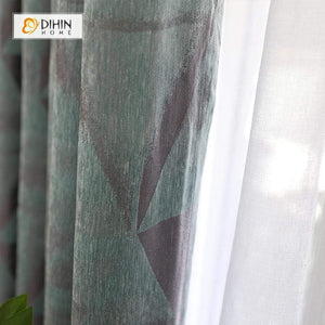 DIHIN HOME Simple Pattern Printed，Blackout Grommet Window Curtain for Living Room ,52x63-inch,1 Panel Roman Shades Curtains Window Blinds custom curtains blackout curtains curtains for living room sheer curtains curtain fabric linen curtains kitchen curtains velvet curtains pinch pleat curtains bay window curtains outdoor curtains pleated curtains floral curtains dining room curtains kitchen valances drapes for bedroom patio curtains nursery curtains grommet curtains