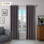 DIHIN HOME SImple Solid Brown Printed，Blackout Grommet Window Curtain for Living Room ,52x63-inch,1 Panel Roman Shades Curtains Window Blinds custom curtains blackout curtains curtains for living room sheer curtains curtain fabric linen curtains kitchen curtains velvet curtains pinch pleat curtains bay window curtains outdoor curtains pleated curtains floral curtains dining room curtains kitchen valances drapes for bedroom patio curtains nursery curtains grommet curtains