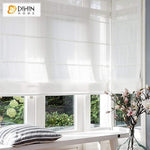 DIHIN HOME SImple White Printed Modern Roman Shades ,Easy Install Washable Curtains ,Customized Window Curtain Drape, 24"W X 64" Roman Shades Curtains Window Blinds custom curtains blackout curtains curtains for living room sheer curtains curtain fabric linen curtains kitchen curtains velvet curtains pinch pleat curtains bay window curtains outdoor curtains pleated curtains floral curtains dining room curtains kitchen valances drapes for bedroom patio curtains nursery curtains grommet curtains