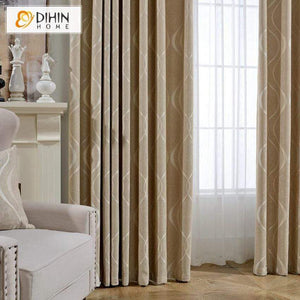 DIHIN HOME Soft Curve Printed,Blackout Grommet Window Curtain for Living Room ,52x63-inch,1 Panel Roman Shades Curtains Window Blinds custom curtains blackout curtains curtains for living room sheer curtains curtain fabric linen curtains kitchen curtains velvet curtains pinch pleat curtains bay window curtains outdoor curtains pleated curtains floral curtains dining room curtains kitchen valances drapes for bedroom patio curtains nursery curtains grommet curtains