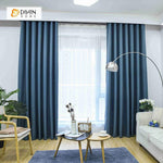 DIHIN HOME Solid Blue Printed，Blackout Grommet Window Curtain for Living Room ,52x63-inch,1 Panel Roman Shades Curtains Window Blinds custom curtains blackout curtains curtains for living room sheer curtains curtain fabric linen curtains kitchen curtains velvet curtains pinch pleat curtains bay window curtains outdoor curtains pleated curtains floral curtains dining room curtains kitchen valances drapes for bedroom patio curtains nursery curtains grommet curtains