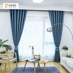 DIHIN HOME Solid Blue Printed，Blackout Grommet Window Curtain for Living Room ,52x63-inch,1 Panel Roman Shades Curtains Window Blinds custom curtains blackout curtains curtains for living room sheer curtains curtain fabric linen curtains kitchen curtains velvet curtains pinch pleat curtains bay window curtains outdoor curtains pleated curtains floral curtains dining room curtains kitchen valances drapes for bedroom patio curtains nursery curtains grommet curtains