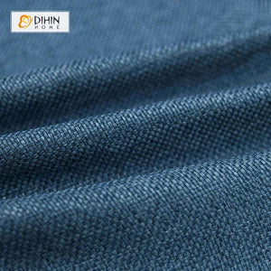 DIHIN HOME Solid Blue Printed，Blackout Grommet Window Curtain for Living Room ,52x63-inch,1 Panel Roman Shades Curtains Window Blinds custom curtains blackout curtains curtains for living room sheer curtains curtain fabric linen curtains kitchen curtains velvet curtains pinch pleat curtains bay window curtains outdoor curtains pleated curtains floral curtains dining room curtains kitchen valances drapes for bedroom patio curtains nursery curtains grommet curtains