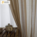 DIHIN HOME Solid Brown Printed Sheer Curtain,Blackout Grommet Window Curtain for Living Room ,52x63-inch,1 Panel Roman Shades Curtains Window Blinds custom curtains blackout curtains curtains for living room sheer curtains curtain fabric linen curtains kitchen curtains velvet curtains pinch pleat curtains bay window curtains outdoor curtains pleated curtains floral curtains dining room curtains kitchen valances drapes for bedroom patio curtains nursery curtains grommet curtains