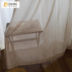 DIHIN HOME Solid Brown Printed Sheer Curtain,Blackout Grommet Window Curtain for Living Room ,52x63-inch,1 Panel Roman Shades Curtains Window Blinds custom curtains blackout curtains curtains for living room sheer curtains curtain fabric linen curtains kitchen curtains velvet curtains pinch pleat curtains bay window curtains outdoor curtains pleated curtains floral curtains dining room curtains kitchen valances drapes for bedroom patio curtains nursery curtains grommet curtains