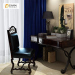DIHIN HOME Solid Dark Blue Printed，Blackout Grommet Window Curtain for Living Room ,52x63-inch,1 Panel Roman Shades Curtains Window Blinds custom curtains blackout curtains curtains for living room sheer curtains curtain fabric linen curtains kitchen curtains velvet curtains pinch pleat curtains bay window curtains outdoor curtains pleated curtains floral curtains dining room curtains kitchen valances drapes for bedroom patio curtains nursery curtains grommet curtains