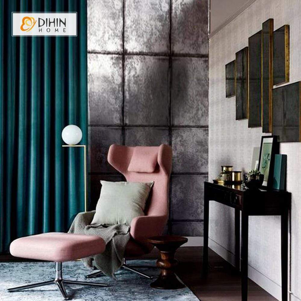DIHIN HOME Solid Dark Green Velvet,Blackout Curtains Grommet Window Curtain for Living Room ,52x84-inch,1 Panel Roman Shades Curtains Window Blinds custom curtains blackout curtains curtains for living room sheer curtains curtain fabric linen curtains kitchen curtains velvet curtains pinch pleat curtains bay window curtains outdoor curtains pleated curtains floral curtains dining room curtains kitchen valances drapes for bedroom patio curtains nursery curtains grommet curtains
