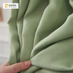DIHIN HOME Solid Natural Green Printed，Blackout Grommet Window Curtain for Living Room ,52x63-inch,1 Panel Roman Shades Curtains Window Blinds custom curtains blackout curtains curtains for living room sheer curtains curtain fabric linen curtains kitchen curtains velvet curtains pinch pleat curtains bay window curtains outdoor curtains pleated curtains floral curtains dining room curtains kitchen valances drapes for bedroom patio curtains nursery curtains grommet curtains