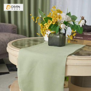 DIHIN HOME Solid Natural Green Printed，Blackout Grommet Window Curtain for Living Room ,52x63-inch,1 Panel Roman Shades Curtains Window Blinds custom curtains blackout curtains curtains for living room sheer curtains curtain fabric linen curtains kitchen curtains velvet curtains pinch pleat curtains bay window curtains outdoor curtains pleated curtains floral curtains dining room curtains kitchen valances drapes for bedroom patio curtains nursery curtains grommet curtains