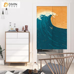 DIHIN HOME Surfing Printed Japanese Noren Doorway Curtain Tapestry,Cotton Linen,Door Way Curtain Door Hanging Tapestry,33.5''Wx59''L,1 Panel Roman Shades Curtains Window Blinds custom curtains blackout curtains curtains for living room sheer curtains curtain fabric linen curtains kitchen curtains velvet curtains pinch pleat curtains bay window curtains outdoor curtains pleated curtains floral curtains dining room curtains kitchen valances drapes for bedroom patio curtains nursery curtains grommet curtains