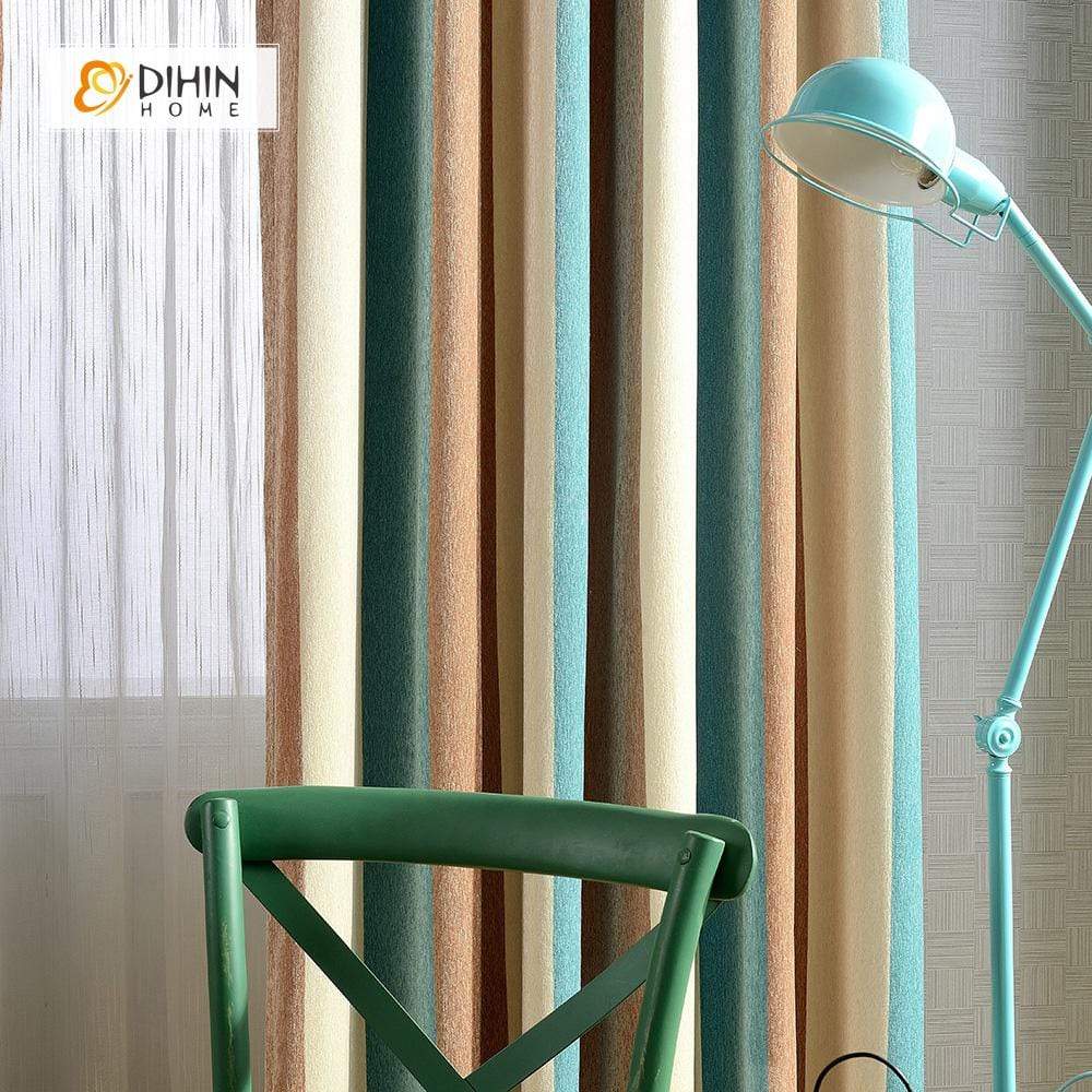 DIHIN HOME Three Warm Color Printed，Blackout Grommet Window Curtain for Living Room ,52x63-inch,1 Panel Roman Shades Curtains Window Blinds custom curtains blackout curtains curtains for living room sheer curtains curtain fabric linen curtains kitchen curtains velvet curtains pinch pleat curtains bay window curtains outdoor curtains pleated curtains floral curtains dining room curtains kitchen valances drapes for bedroom patio curtains nursery curtains grommet curtains
