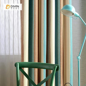 DIHIN HOME Three Warm Color Printed，Blackout Grommet Window Curtain for Living Room ,52x63-inch,1 Panel Roman Shades Curtains Window Blinds custom curtains blackout curtains curtains for living room sheer curtains curtain fabric linen curtains kitchen curtains velvet curtains pinch pleat curtains bay window curtains outdoor curtains pleated curtains floral curtains dining room curtains kitchen valances drapes for bedroom patio curtains nursery curtains grommet curtains