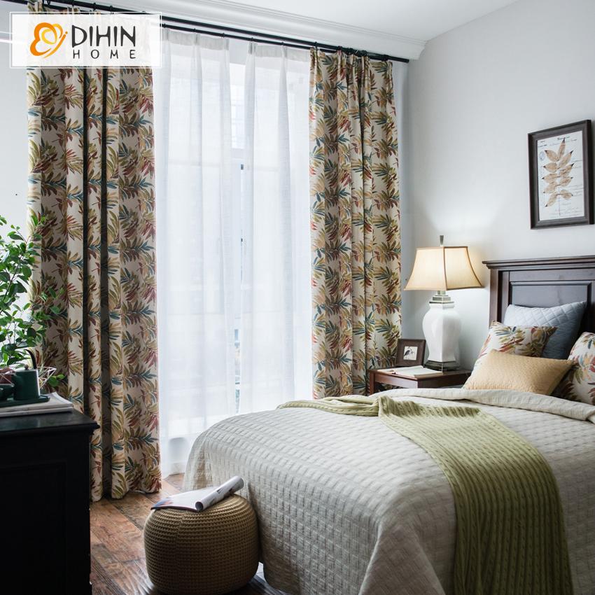 DIHIN HOME Tropical Banana Leaves,Blackout Curtains Grommet Window Curtain for Living Room ,52x63-inch,1 Panel Roman Shades Curtains Window Blinds custom curtains blackout curtains curtains for living room sheer curtains curtain fabric linen curtains kitchen curtains velvet curtains pinch pleat curtains bay window curtains outdoor curtains pleated curtains floral curtains dining room curtains kitchen valances drapes for bedroom patio curtains nursery curtains grommet curtains