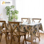 DIHIN HOME Tropical Forest Banana Leaves Printed Tablecloth For Rectangle Tables,Custom Washed Linen Tablecloth,Handmade Rectangle Table Cover Roman Shades Curtains Window Blinds custom curtains blackout curtains curtains for living room sheer curtains curtain fabric linen curtains kitchen curtains velvet curtains pinch pleat curtains bay window curtains outdoor curtains pleated curtains floral curtains dining room curtains kitchen valances drapes for bedroom patio curtains nursery curtains grommet curtains