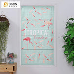 DIHIN HOME Tropical Paradise Printed Roman Shades,Easy Install Washable Curtains ,Customized Window Curtain Drape, 24"W X 64" Roman Shades Curtains Window Blinds custom curtains blackout curtains curtains for living room sheer curtains curtain fabric linen curtains kitchen curtains velvet curtains pinch pleat curtains bay window curtains outdoor curtains pleated curtains floral curtains dining room curtains kitchen valances drapes for bedroom patio curtains nursery curtains grommet curtains