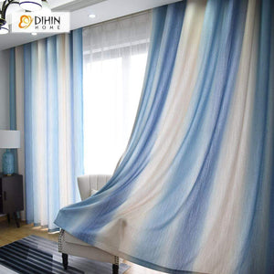 DIHIN HOME Various Blue Printed，Blackout Grommet Window Curtain for Living Room ,52x63-inch,1 Panel Roman Shades Curtains Window Blinds custom curtains blackout curtains curtains for living room sheer curtains curtain fabric linen curtains kitchen curtains velvet curtains pinch pleat curtains bay window curtains outdoor curtains pleated curtains floral curtains dining room curtains kitchen valances drapes for bedroom patio curtains nursery curtains grommet curtains