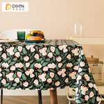 DIHIN HOME Vintage Garden Flowers Printed Tablecloth For Rectangle Tables,Custom Washed Linen Tablecloth,Handmade Rectangle Table Cover Roman Shades Curtains Window Blinds custom curtains blackout curtains curtains for living room sheer curtains curtain fabric linen curtains kitchen curtains velvet curtains pinch pleat curtains bay window curtains outdoor curtains pleated curtains floral curtains dining room curtains kitchen valances drapes for bedroom patio curtains nursery curtains grommet curtains