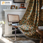 DIHIN HOME Vintage Sunflower Printed,Blackout Grommet Window Curtain for Living Room ,52x63-inch,1 Panel Roman Shades Curtains Window Blinds custom curtains blackout curtains curtains for living room sheer curtains curtain fabric linen curtains kitchen curtains velvet curtains pinch pleat curtains bay window curtains outdoor curtains pleated curtains floral curtains dining room curtains kitchen valances drapes for bedroom patio curtains nursery curtains grommet curtains