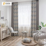 DIHIN HOME Wave Pattern Printed，Blackout Grommet Window Curtain for Living Room ,52x63-inch,1 Panel Roman Shades Curtains Window Blinds custom curtains blackout curtains curtains for living room sheer curtains curtain fabric linen curtains kitchen curtains velvet curtains pinch pleat curtains bay window curtains outdoor curtains pleated curtains floral curtains dining room curtains kitchen valances drapes for bedroom patio curtains nursery curtains grommet curtains