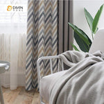 DIHIN HOME Wave Pattern Printed，Blackout Grommet Window Curtain for Living Room ,52x63-inch,1 Panel Roman Shades Curtains Window Blinds custom curtains blackout curtains curtains for living room sheer curtains curtain fabric linen curtains kitchen curtains velvet curtains pinch pleat curtains bay window curtains outdoor curtains pleated curtains floral curtains dining room curtains kitchen valances drapes for bedroom patio curtains nursery curtains grommet curtains