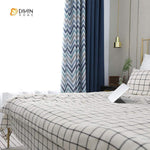 DIHIN HOME Wavy Stripes Printed ,Blackout Grommet Window Curtain for Living Room ,52x63-inch,1 Panel Roman Shades Curtains Window Blinds custom curtains blackout curtains curtains for living room sheer curtains curtain fabric linen curtains kitchen curtains velvet curtains pinch pleat curtains bay window curtains outdoor curtains pleated curtains floral curtains dining room curtains kitchen valances drapes for bedroom patio curtains nursery curtains grommet curtains