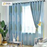 DIHIN HOME White and Green Leaves Printed，Blackout Grommet Window Curtain for Living Room ,52x63-inch,1 Panel Roman Shades Curtains Window Blinds custom curtains blackout curtains curtains for living room sheer curtains curtain fabric linen curtains kitchen curtains velvet curtains pinch pleat curtains bay window curtains outdoor curtains pleated curtains floral curtains dining room curtains kitchen valances drapes for bedroom patio curtains nursery curtains grommet curtains