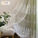 DIHIN HOME White Decorative Pattern Embroidered ,Sheer Curtain,Blackout Grommet Window Curtain for Living Room ,52x63-inch,1 Panel Roman Shades Curtains Window Blinds custom curtains blackout curtains curtains for living room sheer curtains curtain fabric linen curtains kitchen curtains velvet curtains pinch pleat curtains bay window curtains outdoor curtains pleated curtains floral curtains dining room curtains kitchen valances drapes for bedroom patio curtains nursery curtains grommet curtains
