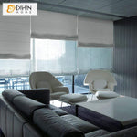 DIHIN HOME White Printed Modern Roman Shades ,Easy Install Washable Curtains ,Customized Window Curtain Drape, 24"W X 64" Roman Shades Curtains Window Blinds custom curtains blackout curtains curtains for living room sheer curtains curtain fabric linen curtains kitchen curtains velvet curtains pinch pleat curtains bay window curtains outdoor curtains pleated curtains floral curtains dining room curtains kitchen valances drapes for bedroom patio curtains nursery curtains grommet curtains