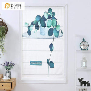DIHIN HOME Wonderful life Printed Roman Shades,Easy Install Washable Curtains ,Customized Window Curtain Drape, 24"W X 64" Roman Shades Curtains Window Blinds custom curtains blackout curtains curtains for living room sheer curtains curtain fabric linen curtains kitchen curtains velvet curtains pinch pleat curtains bay window curtains outdoor curtains pleated curtains floral curtains dining room curtains kitchen valances drapes for bedroom patio curtains nursery curtains grommet curtains